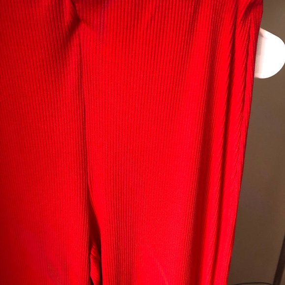 Red ribbed UO pants - Picture 5 of 6
